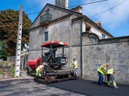 Reasfaltado pista de Pazos de Borbén