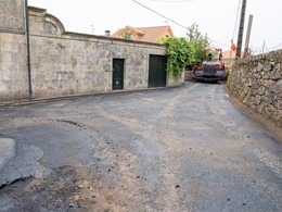 Reasfaltado pista de Pazos de Borbén