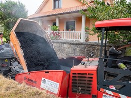 Reasfaltado pista de Pazos de Borbén